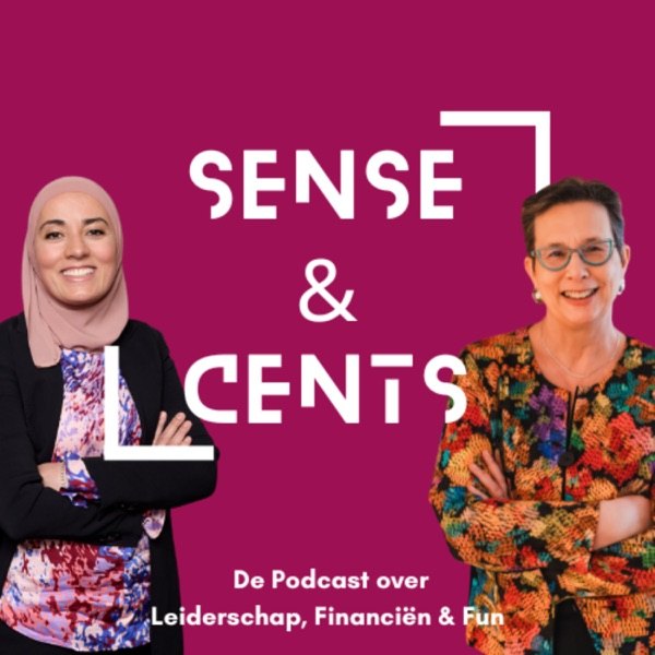 Cover van Sense & Cents, de podcast over leiderschap en financiën