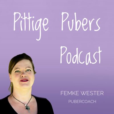 Cover van Pittige Pubers Podcast - Femke Wester Pubercoach