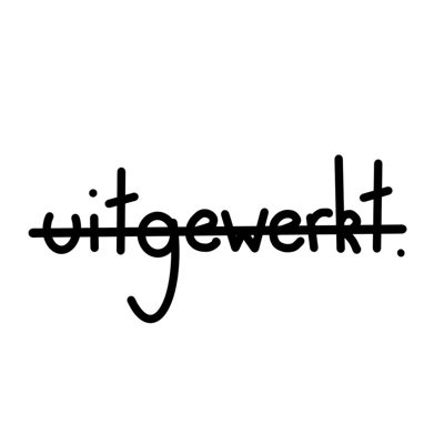 Cover van Uitgewerkt
