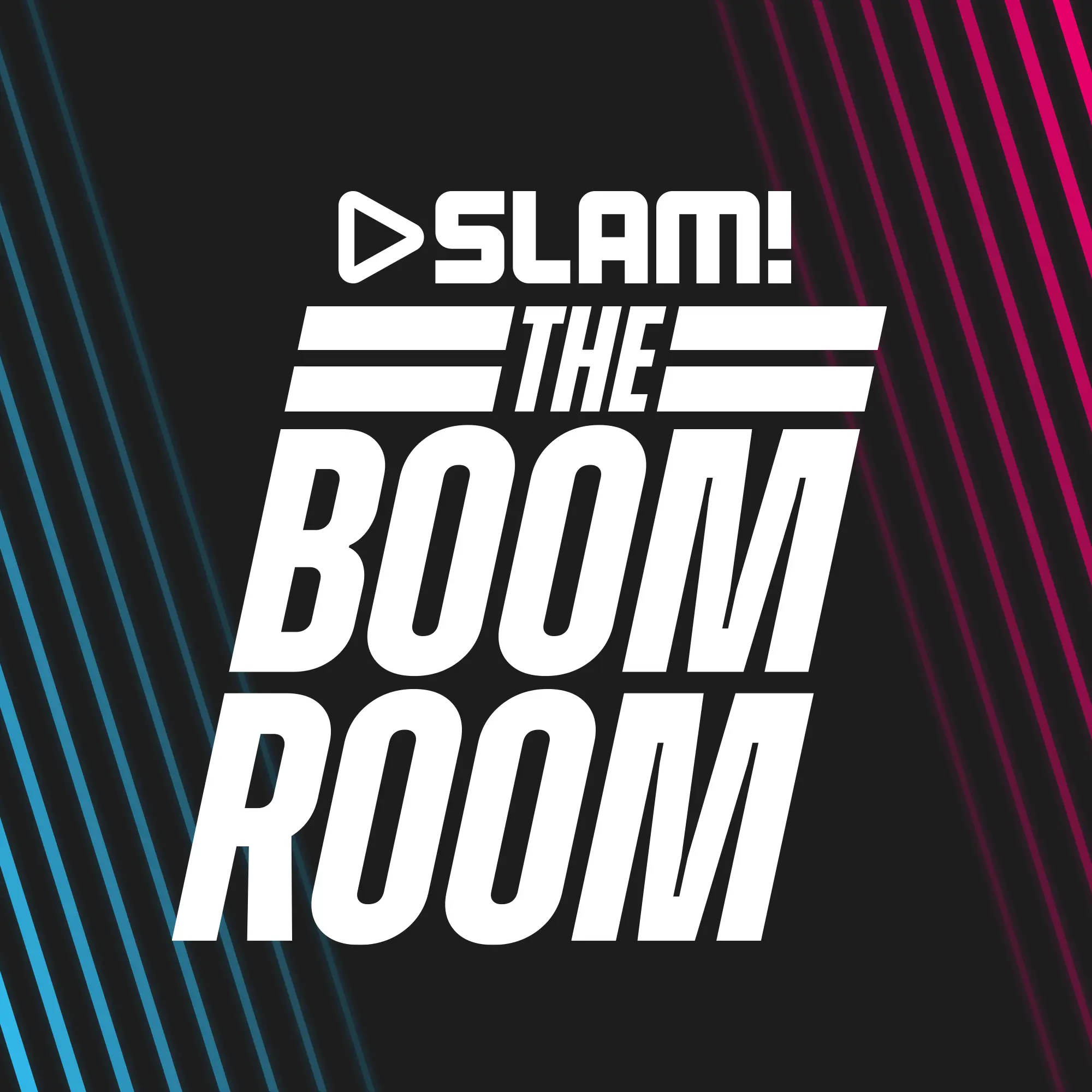 Slam! The Boom Room radiozender logo — afspelen.nl