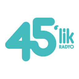 Radyo 45lik yeni radiozender logo — afspelen.nl